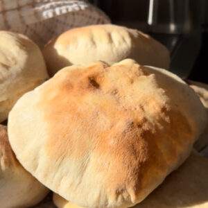 Sourdough pita bread